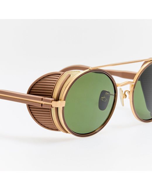 Linda Farrow Green Baret Explorer Sunglasses