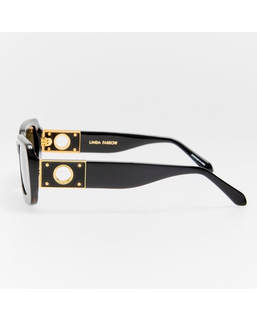 Linda Farrow Brown Belle Sunglasses