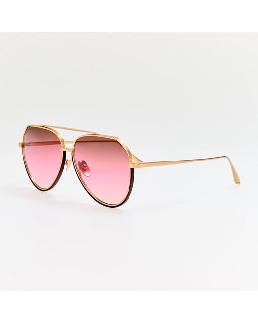 Linda Farrow Pink Bayer Sunglasses