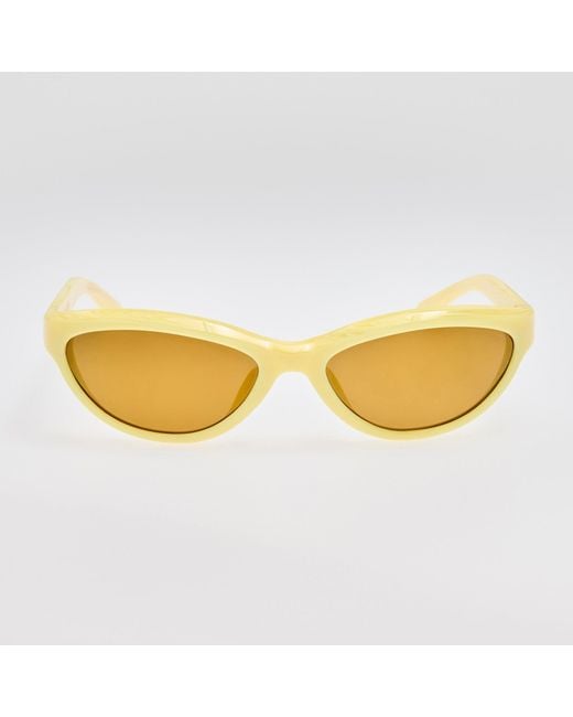 Jacquemus Yellow Curvo Sunglasses