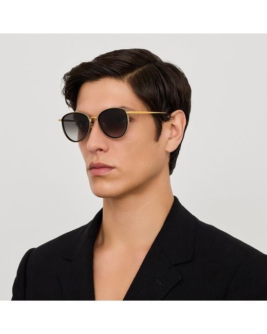 Linda Farrow Brown Dahlia Sunglasses