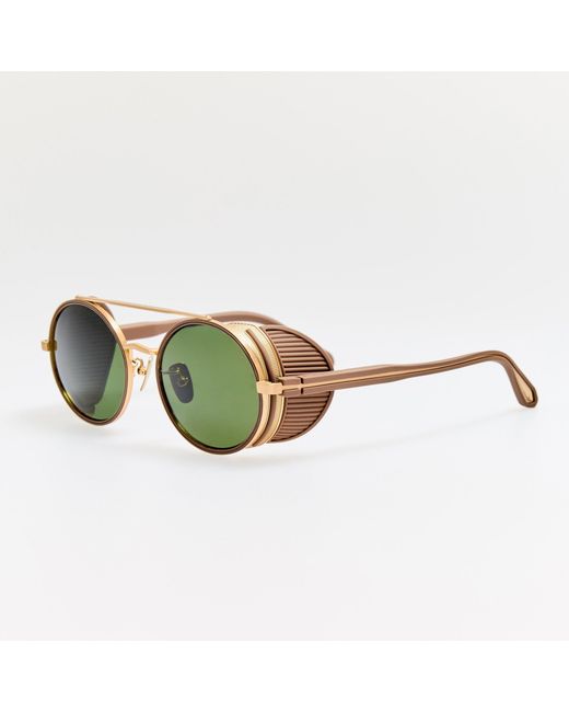 Linda Farrow Green Baret Explorer Sunglasses
