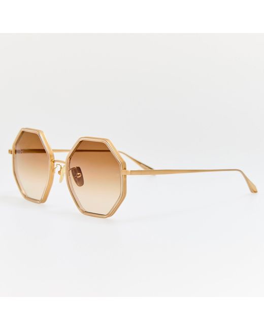 Linda Farrow Brown Coraline Sunglasses