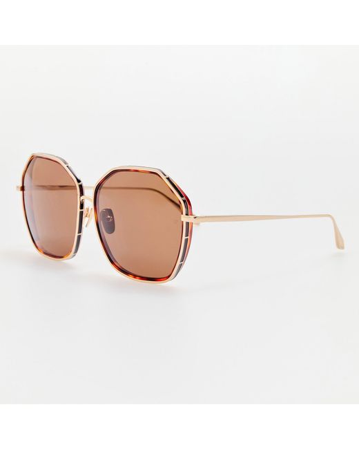 Linda Farrow Brown Rowe Sunglasses