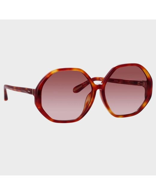 Linda Farrow Brown Paloma Sunglasses