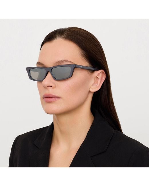 Jacquemus Gray Trapezi Sunglasses