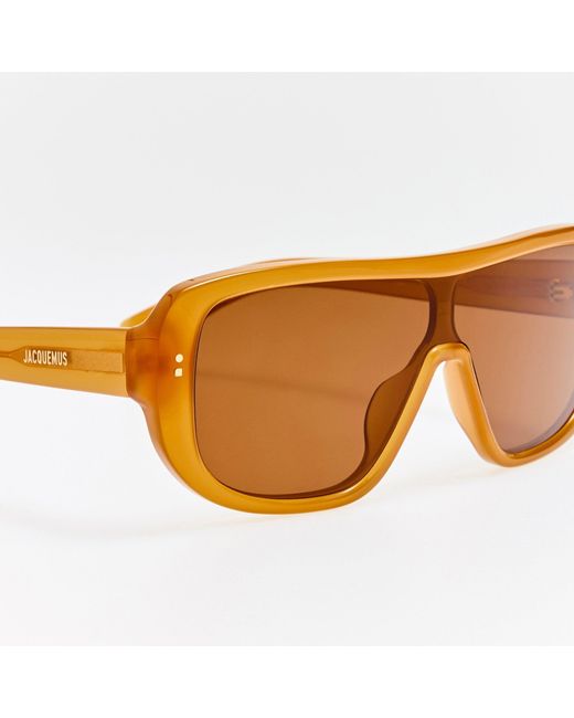 Jacquemus Brown Masco Sunglasses