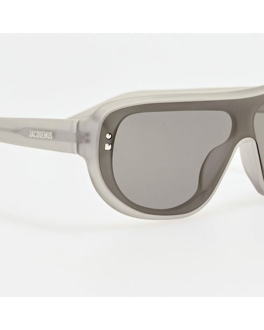 Jacquemus Gray Havana Sunglasses