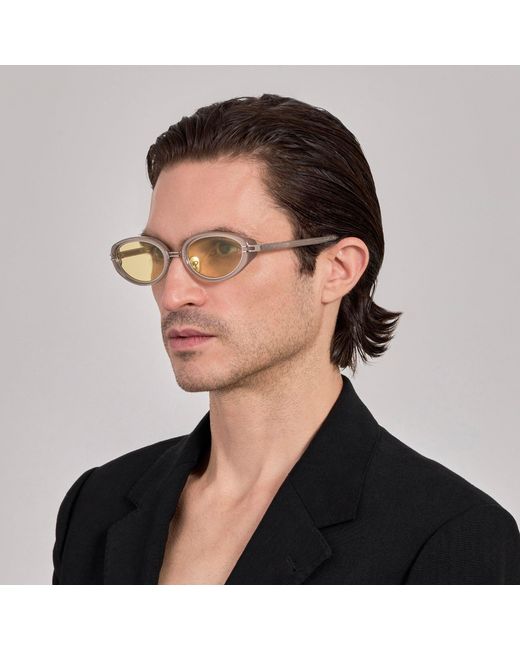 The Attico Metallic Ambra Sunglasses