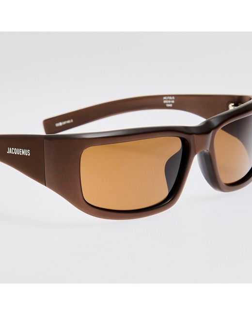 Jacquemus Brown Aero Sunglasses