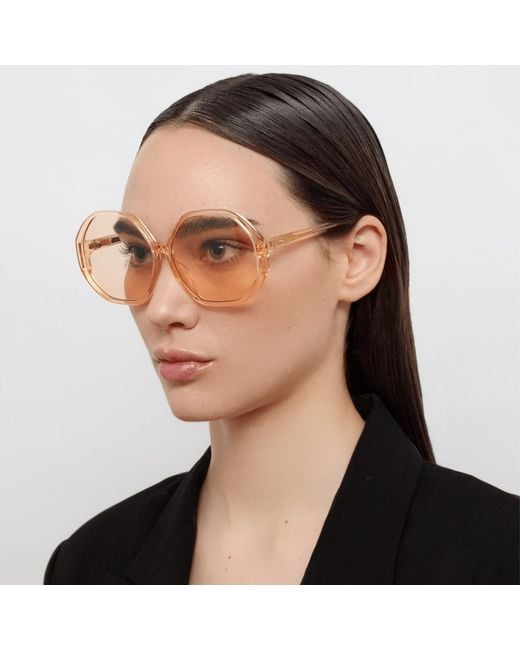 Linda Farrow Black Paloma Sunglasses