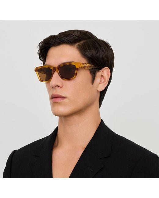 Jacquemus Brown Carre Sunglasses
