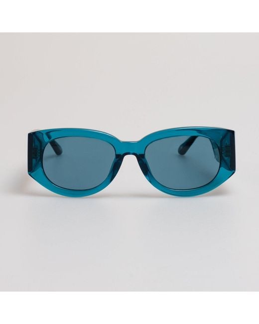 Linda Farrow Black Debbie Sunglasses