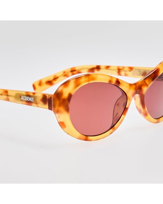Jacquemus Red Rond Sunglasses