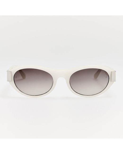 Linda Farrow Brown Sirena Sunglasses