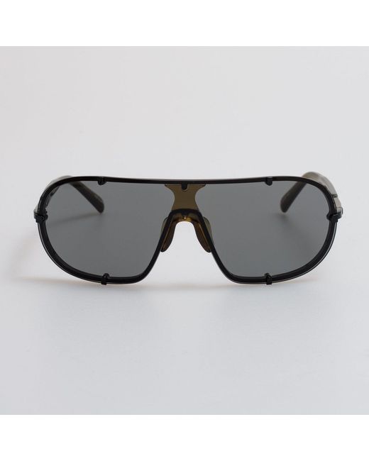 Dries Van Noten Gray Aviator Sunglasses