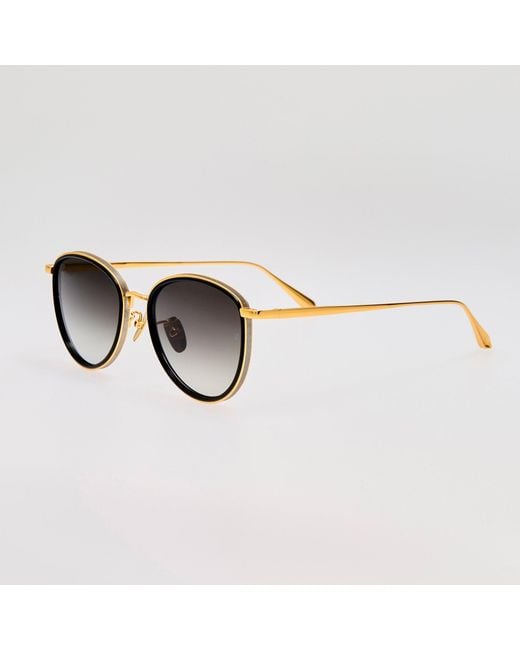 Linda Farrow Brown Dahlia Sunglasses