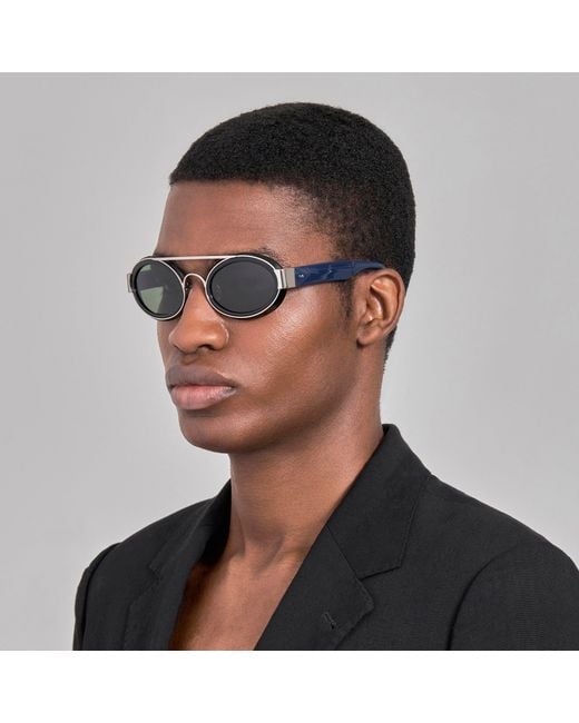 Dries Van Noten Brown Cat Eye Sunglasses
