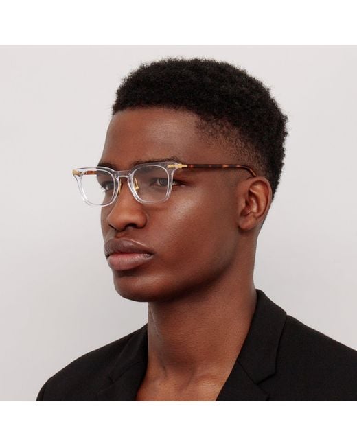 Linda Farrow Metallic Hawkin Optical