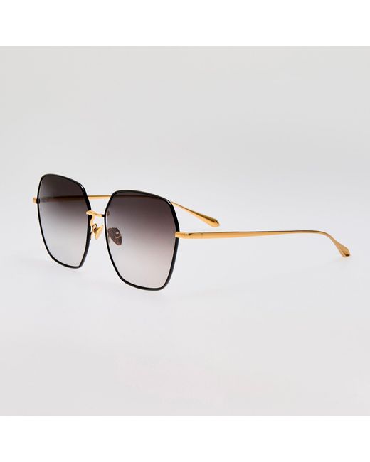 Linda Farrow Brown Darcie Sunglasses