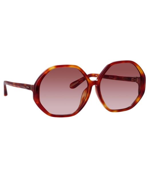 Linda Farrow Brown Paloma Sunglasses