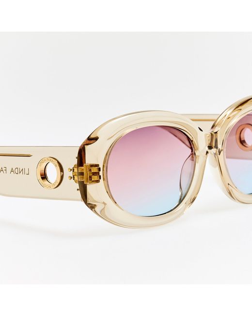 Linda Farrow Pink Lina Sunglasses