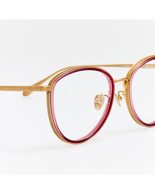 Linda Farrow Brown Dahlia Optical