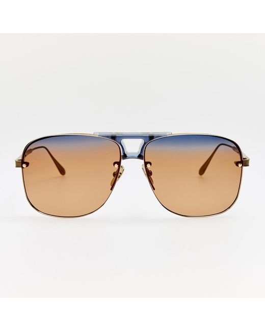 Linda Farrow Blue Skye Sunglasses