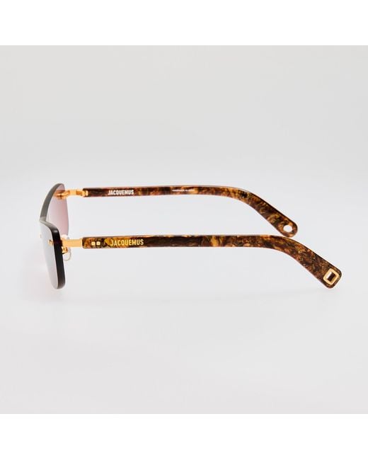 Jacquemus Brown Mirada Cat Eye Sunglasses