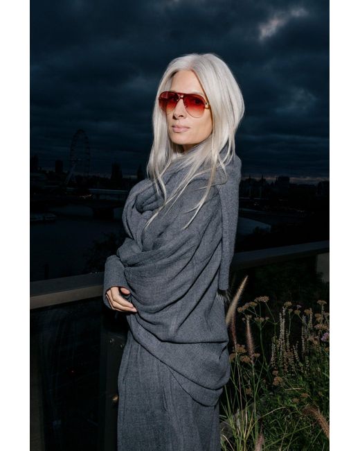 Linda Farrow Pink Taya Sunglasses