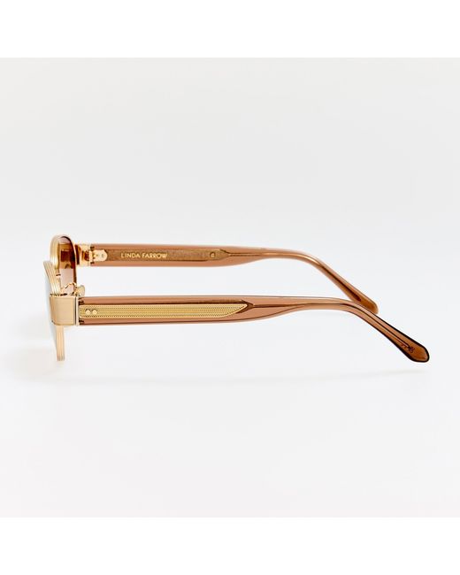 Linda Farrow Brown Sheri Sunglasses