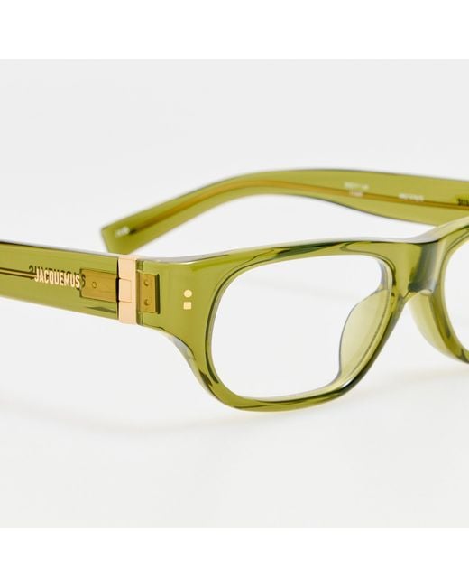 Jacquemus Brown Rio Optical Green
