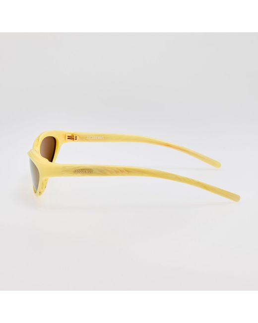 Jacquemus Yellow Curvo Sunglasses