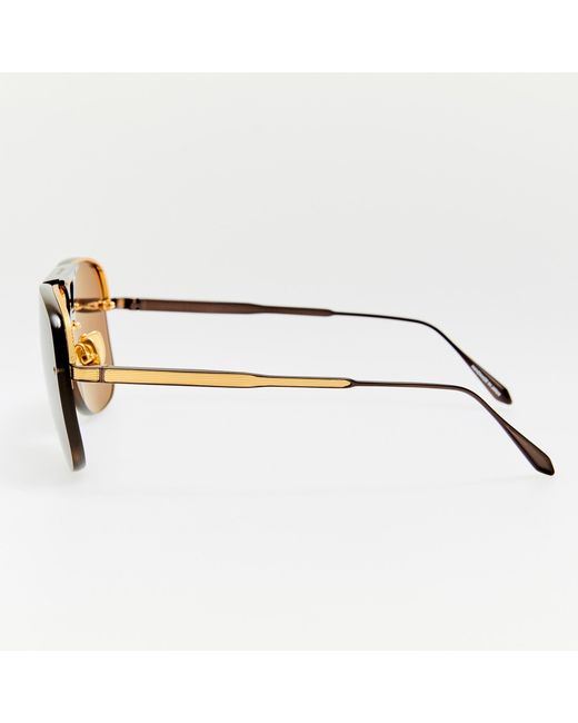 Linda Farrow Brown Skye Sunglasses