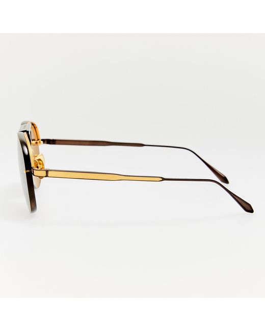 Linda Farrow Brown Taya Sunglasses