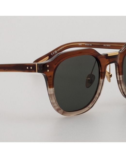 Linda Farrow Black Fletcher Sunglasses