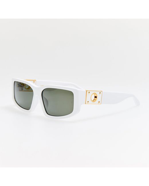 Linda Farrow Green Carmela Sunglasses