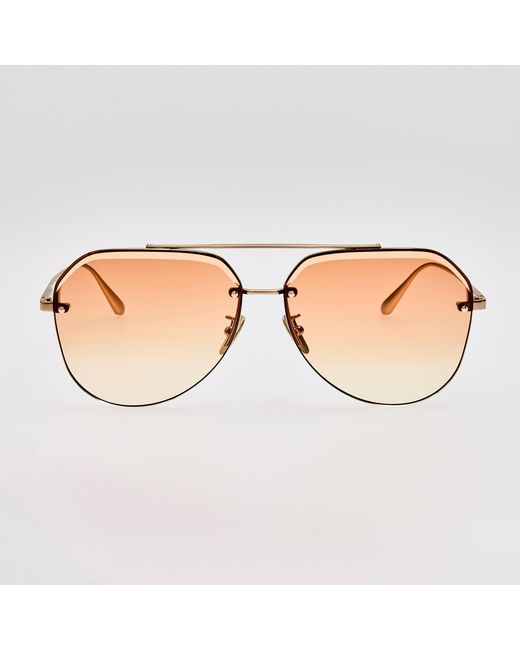 Linda Farrow Brown Quynh Sunglasses