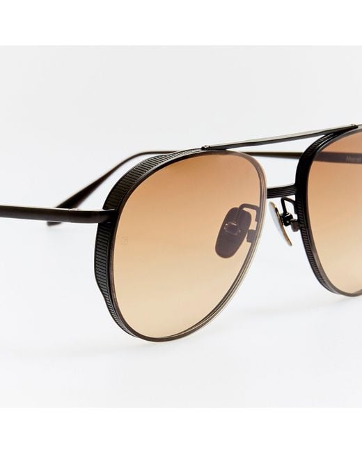 Linda Farrow Brown Meret Sunglasses