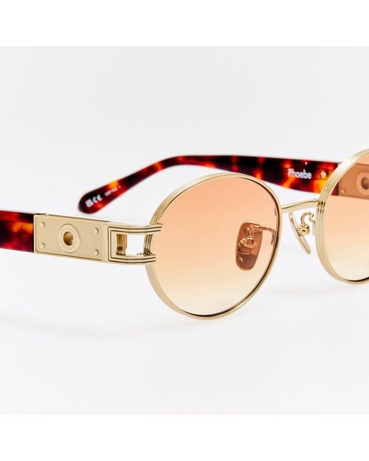 Linda Farrow Brown Phoebe Sunglasses