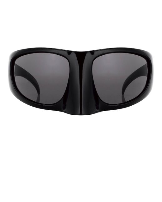 Linda Farrow Gray Mask Sunglasses