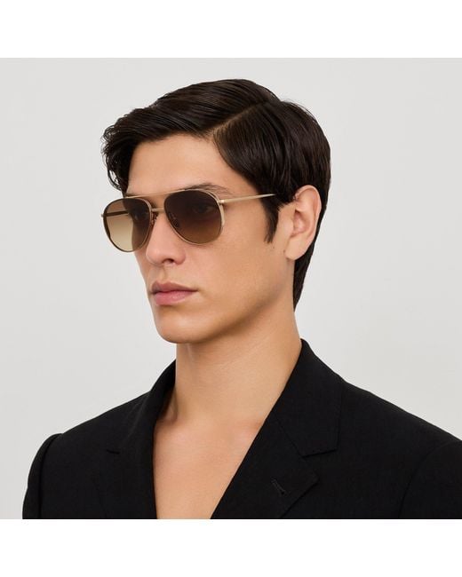 Linda Farrow Brown Meret Sunglasses