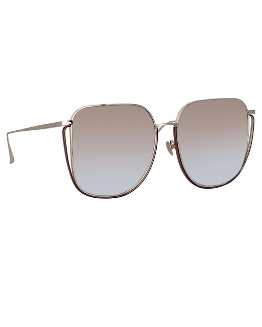 Linda Farrow Gray Camry Sunglasses