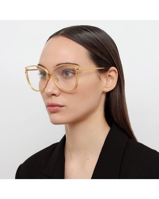Linda Farrow Brown Dinah Optical Frame