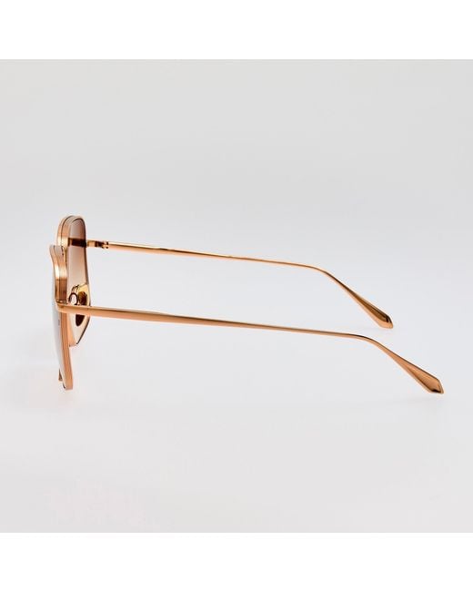 Linda Farrow Brown Genevieve Sunglasses
