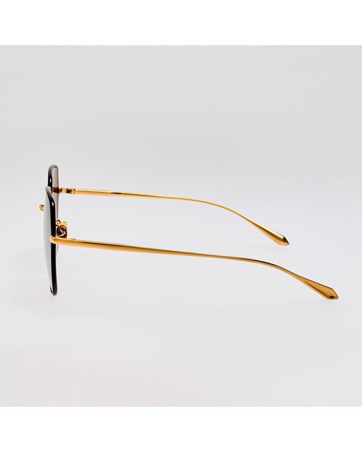 Linda Farrow Brown Darcie Sunglasses