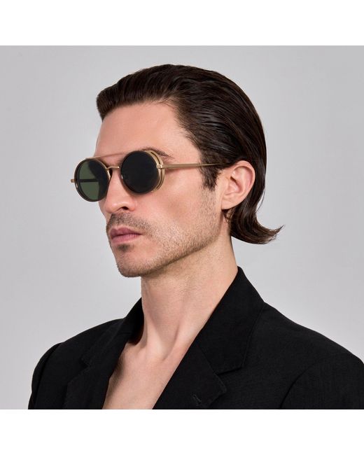 Linda Farrow Green Baret Explorer Sunglasses