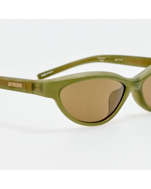 Jacquemus Brown Curvo Sunglasses