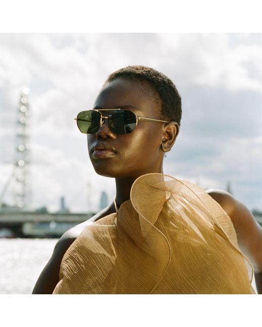 Linda Farrow Brown Arden Sunglasses