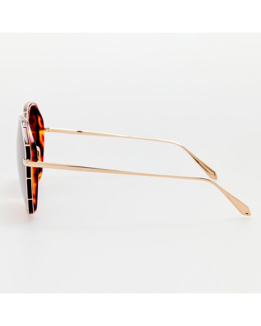 Linda Farrow Brown Rowe Sunglasses